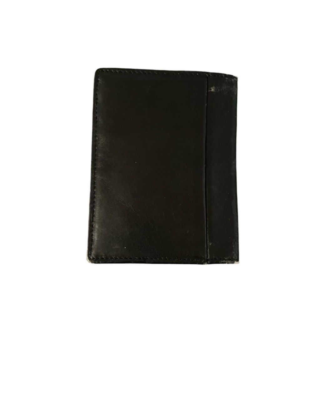 Authentic Vintage Gucci Black Leather Bifold Wallet Silver Square G Logo (W/Box) - Picture 5 of 10